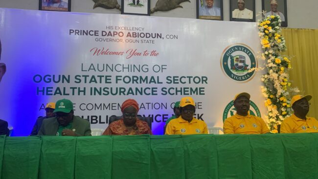 Ogun State Governor Launches Subsidized Health Insurance Scheme for Formal Sector Workers