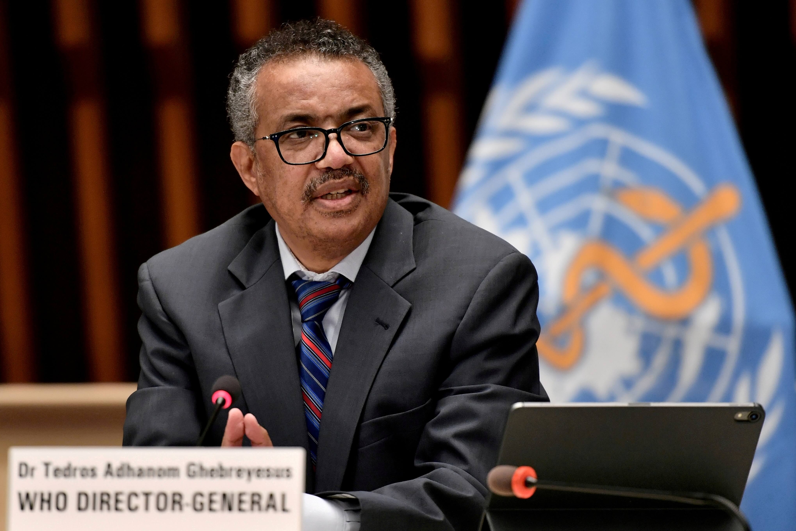 WHO Director-General, Dr. Tedros Adhanom Ghebreyesus