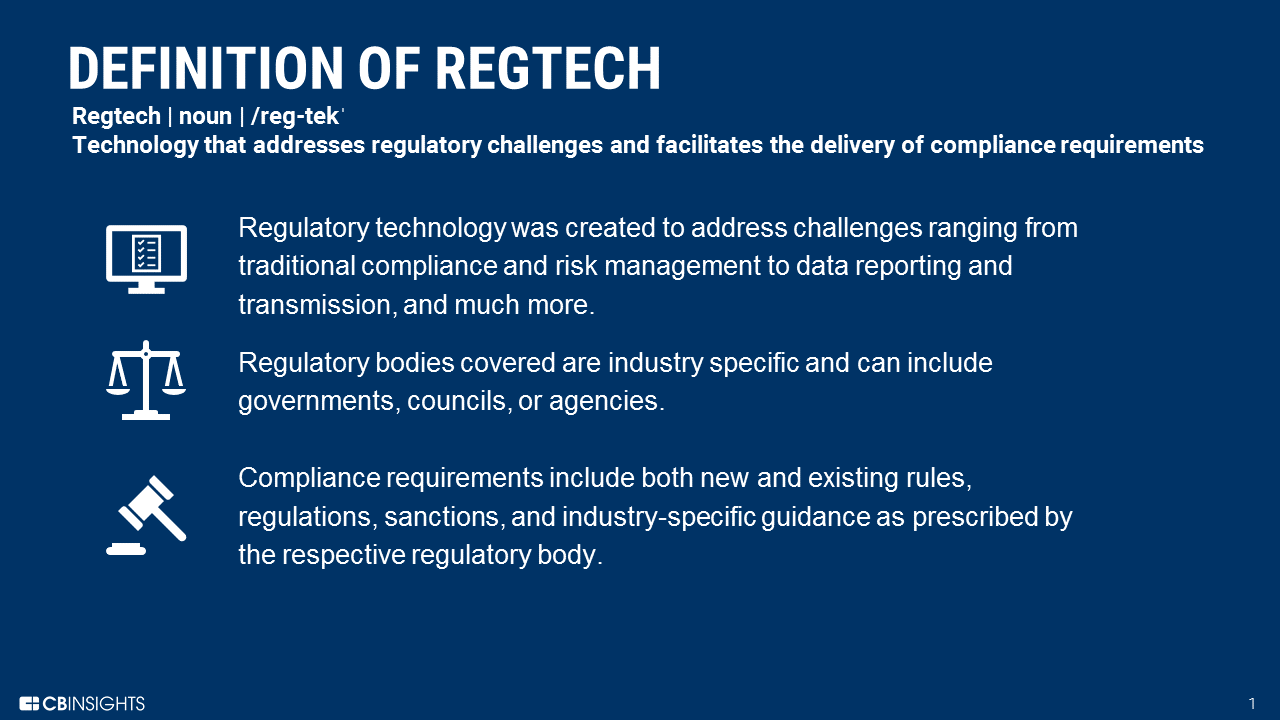 Regtech 101 - What It Is, Why Now and Why It Matters