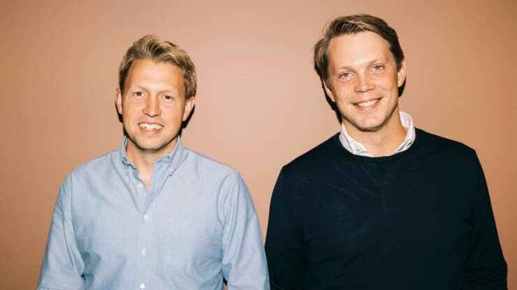 Tink co-founders Daniel Kjellén and Fredrik Hedberg.