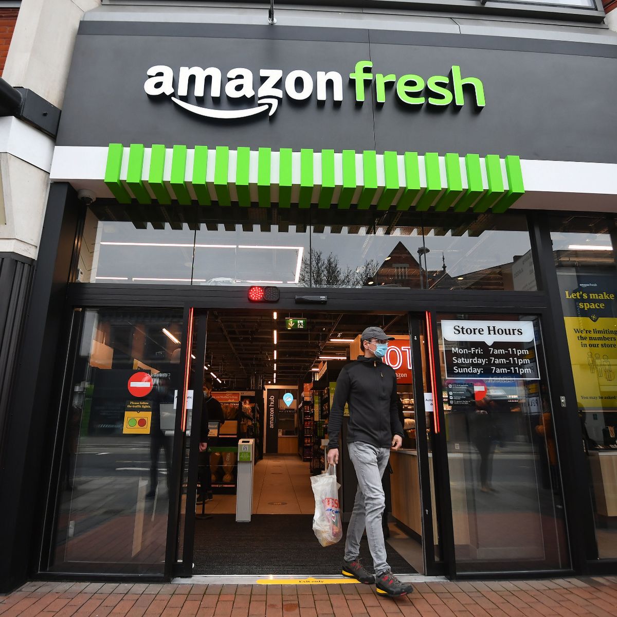 Amazon opens its first check-out free supermarket in Europe