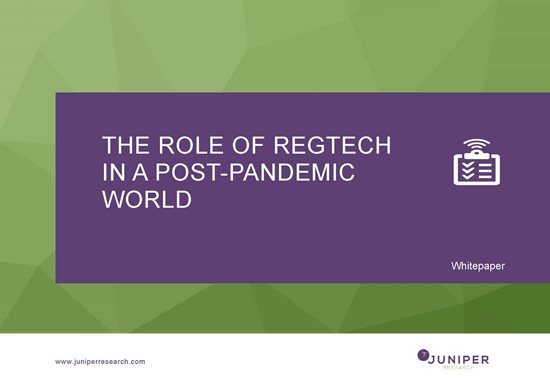 Juniper Research shows regtech to exceed USD 130 bln by 2025
