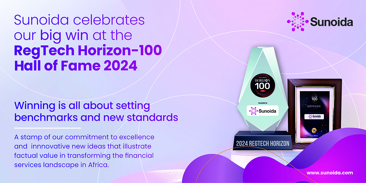Sunoida Solutions Honoured with the RegTech Horizon-100 Award for Excellence in Banking Technology