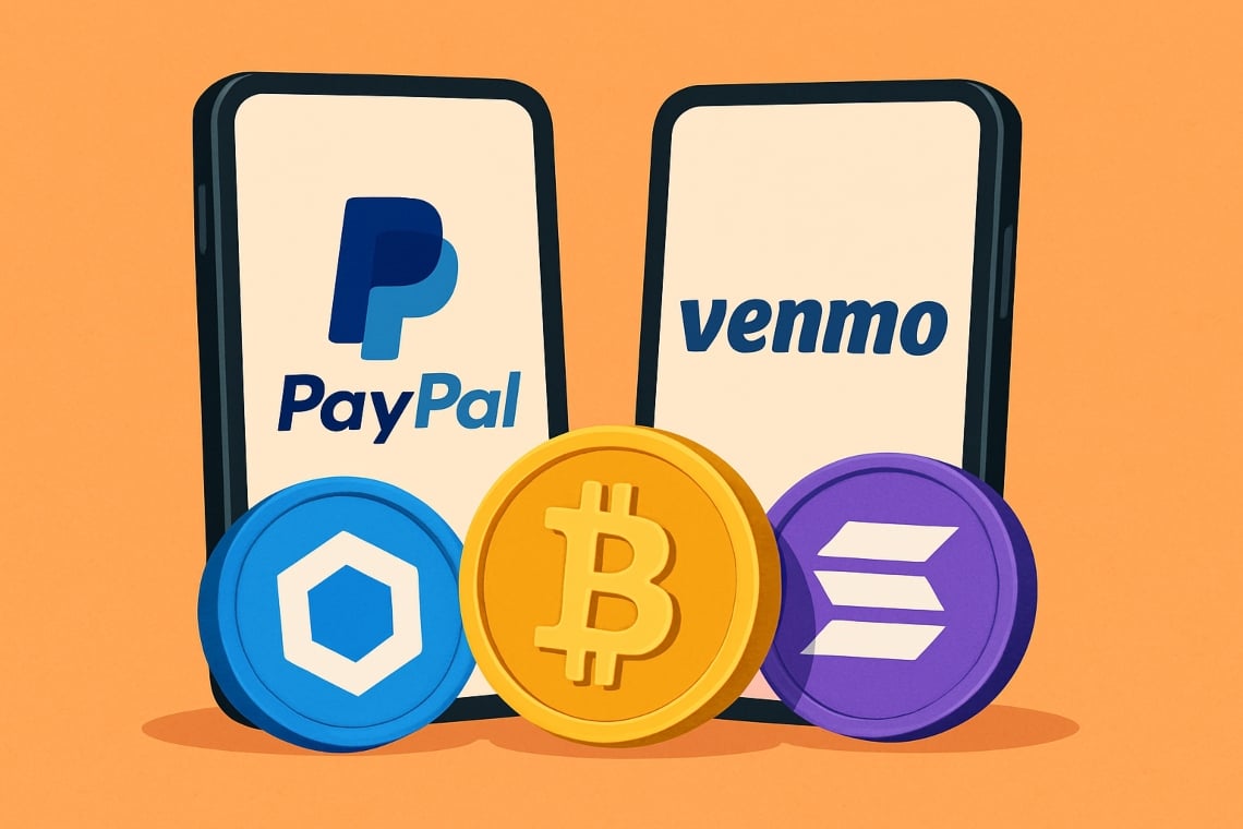 Global: PayPal Expands Crypto Portfolio with Chainlink and Solana Integration on PayPal and Venmo Global: PayPal Expands Crypto Portfolio with Chainlink and Solana Integration on PayPal and Venmo